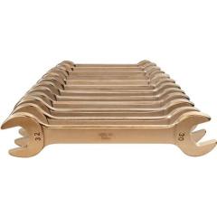 Doppelmaulschlüsselsatz 12-tlg.SW6-32mm Aluminium-Mehrstoff-Bronze funkenfrei