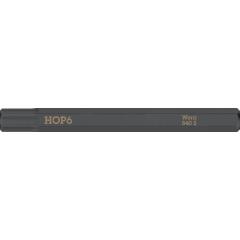 Bit 840 S Hex-Plus 6,0x70 mm | 1/4 Zoll Hex-Plus 6,0x70 mm | Länge 70 mm | WERA | 5 Stück