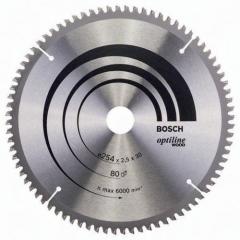 Kreissägeblatt PRO Wood AD 254mm Z.80 WZ/N Bohr.30mm Schnitt-B.2,5mm
