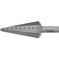 Blechschälbohrer Bohrber.4-20mm HSS Gesamt-L.71mm Z.2 TECWERK