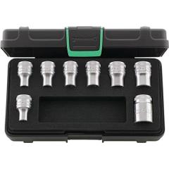 Steckschlüsselsatz 50TX/8 8-tlg.1/2 Zoll f.Außen-TORX®-Schrauben STAHLWILLE