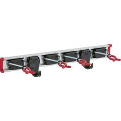 Geräteh.L.Führungssch.500mm Hak.2 Hal.4 Alu.BRUNS | 10 Stück