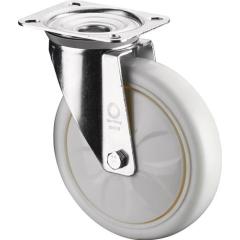 Lenkrolle D.125mm Trgf.450kg Ku.Platte L138xB110mm Farbe Rl.weiß BS ROLLEN