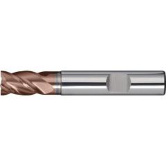 Schaftfräser DIN 6527K Typ N, HPC Ø 10 mm Einsatz-L.24 mm VHM TiAlN HB Z.4 kurz TW