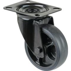 Lenkrolle D.100mm Trgf.110kg Ku.Platte L104xB80mm BS ROLLEN