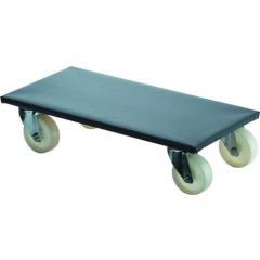 Transportroller D.100mm 500kg L600mm B350mm Ku.m.Rutschschutzbelag BS ROLLEN