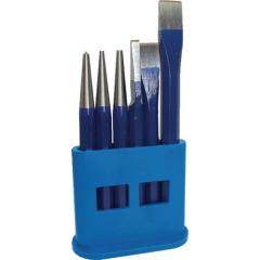 Werkzeugsatz Inh.6tlg.CrV-Stahl lack.Ku.-Halter TECWERK