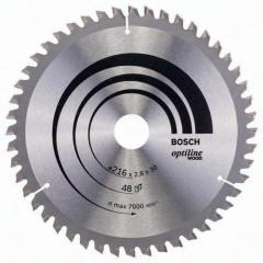 Kreissägeblatt PRO Wood AD 216mm Z.48 WZ/N Bohr.30mm Schnitt-B.2,8mm HM BOSCH