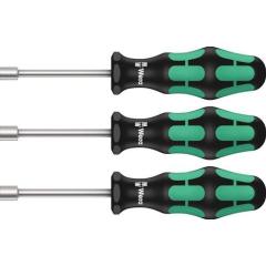 Sechskantsteckschlüsselsatz 395 HO 3-tlg.2K-Griff WERA
