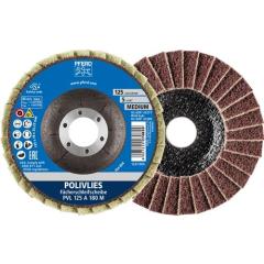 Fächerscheibe POLIVLIES Ø125xHmm K.mittel PFERD | 5 Stück