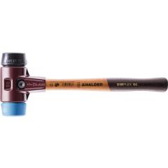 Schonhammer SIMPLEX L.405mm Kopf-D.60mm weich/mittelh.HO TPE-soft blau/Gu.schw.