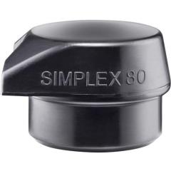 Schonhammerkopf Kopf-D.80mm 2/5 HALDER