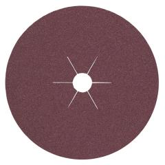 Fiberscheibe D.125mm K.60 f.HO/Metall Korund TECWERK | 25 Stück