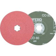 Fiberscheibe COMBICLICK CO D.125mm K.80 Stahl,Guss,Alu.Keramikkorn PFERD | 25 Stück