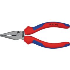 Spitzkombizange L.145mm pol.Comfort-Griff schwarz atram.KNIPEX