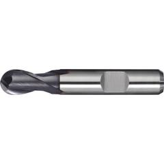 Vollradiusfräser Ø 2 mm Einsatz-L.10 mm HSS-Co8 TiCN Weldon Z.2 ext.kurz TECWERK