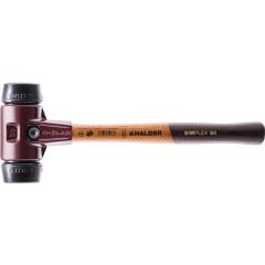 Schonhammer SIMPLEX L.330mm Kopf-D.40mm mittelh.HO Gum.schwarz HALDER