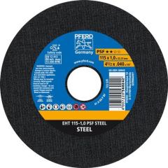 Trennscheibe PSF STEEL D115x1mm ger.STA Bohr.22,23mm PFERD | 25 Stück
