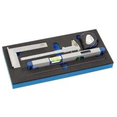 Werkzeugmodul 6-tlg.1/3-Modul Messwerkzeugsatz TECWERK