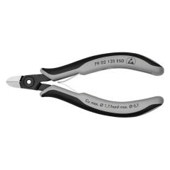 Präzisions-Elektronik-Seitenschneider L.125mm Form 6 Facette nein pol.