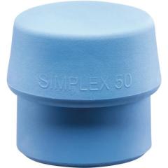 Schonhammerkopf SIMPLEX Kopf-Ø 50mm TPE-soft blau weich HALDER