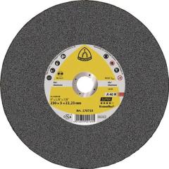 Trennscheibe A 46N Supra D230x3mm ger.Alu.Bohr.22,23mm KLINGSPOR | 25 Stück
