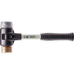 Schonhammer SIMPLEX L.330mm Kopf-Ø 40mm hart Fibergl.Stahlguss Ku./Weichme.si.