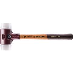 Schonhammer SIMPLEX L.490mm Kopf-D.80mm mittelh.HO Superplastik weiß HALDER