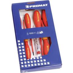 Schraubendrehersatz 7-tlg.Schlitz/PZD VDE TECWERK