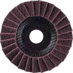 Fächerscheibe Vlies D.125mm K.100 VA,STA Ausf.grob TECWERK | 5 Stück