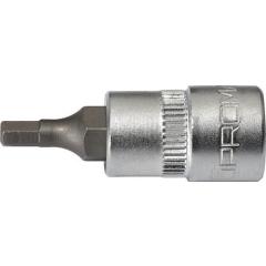 Steckschlüsseleinsatz 1/4 Zoll 6-kant SW 8mm L.32mm TECWERK