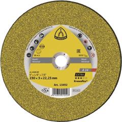 Trennscheibe A 24 Extra D125xB2,5mm Bohrung 22,23mm mittelhart GER Dr.12200U/min | 25 Stück