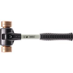 Schonhammer SIMPLEX L.300mm Kopf-D.30mm hart Fiberglas Kupfer m.Ku-Hülse