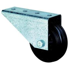 Torbockrolle D.80mm Trgf.50kg m.Platte Gum.BS ROLLEN