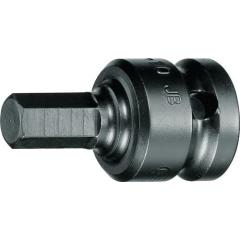 Kraftschraubersteckschlüsseleinsatz IN K 19 1/2 Zoll SW 17mm L.50mm GEDORE