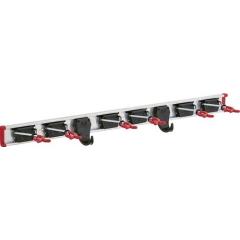 Geräteh.L.Führungssch.750mm Hak.2 Hal.6 Alu.BRUNS | 10 Stück