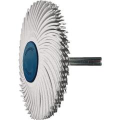 Radialbürstenscheibe Sunburst D.76mm K.120 Weiß 10000min-¹ TYROLIT
