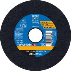 Trennscheibe PSF STEELOX D115x1,6mm ger.INOX Bohr.22,23mm PFERD | 25 Stück