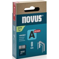 Feindrahtklammer A Typ 53 Klammer-B.11,3mm 8mm 0,75mm superhart 1800 St.NOVUS