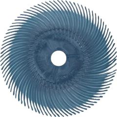 Radialbürstenscheibe RB-ZB Typ C D.75mm K.220 rot 20000min-¹ 3M