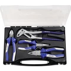 Zangensatz Inh.4tlg.verchr.Ku.-Koffer TECWERK