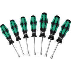 Sechskantsteckschlüsselsatz 395 HO 7-tlg.2K-Griff WERA