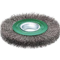 Rundbürste D.125mm Drahtstärke 0,30mm VA gewellt 21-23mm 6000min-¹ 1 LESSMANN