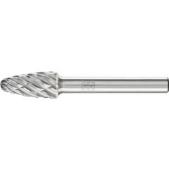 Frässtift RBF Ø 10 mm Kopf-L.20 mm Schaft-Ø 6 mm HM Verz.STEEL PFERD