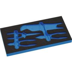 Werkzeugmodul Leereinlage 1/3-Modul 4000 871 230,4-tlg.TECWERK