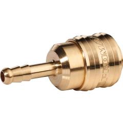 Schnellver.Kup.DN 7,2,Tülle MS blk Schlauchweite LW 6 TECWERK | 10 Stück