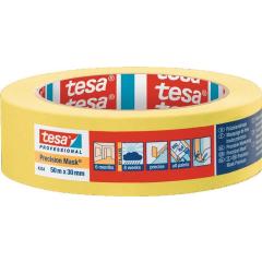 Präzisionskrepp 4334 glatt gelb L.50m B.30mm Rl.TESA | 5 Stück