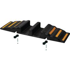 Gummi-Schlauchbrücke L850xB300xH85mm 6 Reflektorstreifen