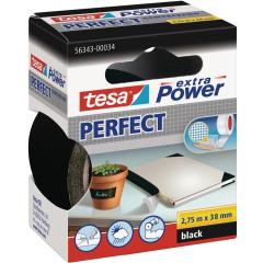 Gewebeband ext.Power® 56343 schwarz L.2,75m B.38mm Rl.TESA | 6 Stück