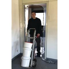 Staubschutztür DUO 1 Folie/1 Rl.Klebeband Tuch 2,2x1,1 m/Band 7 mx36,6mm